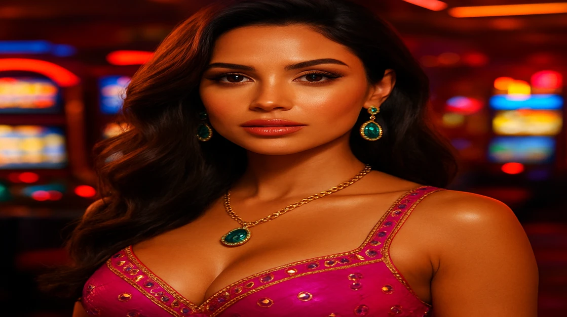 একটি স্মার্টফোনে জঙ্গল-থিমা-ভিত্তিক উজ্জ্বল একটি গেম দেখা যাচ্ছে, যেখানে লাল চুলের সুন্দর এক চরিত্র আছে, এবং সেটি গেমিং প্ল্যাটফর্ম চিপের স্তূপের মাঝে দাঁড়িয়ে 7C777 অ্যাপে মোবাইল গেমিংয়ের উত্তেজনাকে প্রদর্শন করছে।